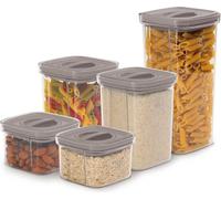 Berlinger Haus Set de 5 récipients pour aliments Bh-8576 Taupe Lumarko