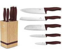 Berlinger Haus Set De Couteaux Bh-2972 Leonardo Dans Un Bloc De Bambou