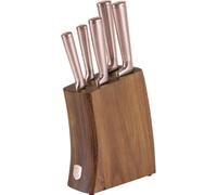 Berlinger Haus Set de couteaux Bh-3126 Taupe dans un bloc d'acacia Lumarko
