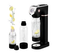 BERLINGER HAUS Sodabar Soda Maker + 2 bouteilles Black Rose Collection | Respectueux de l'environnement et facile à utiliser