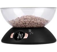 BERLINGERHAUS Balance de cuisine avec bol Black Rose Collection BH-9620