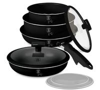 BERLINGERHAUS Batterie de cuisine en titane 9 pièces Noir mat Collection BH-8257