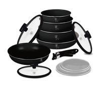 BERLINGERHAUS Batterie de cuisine revêtue de titane 12 pièces Collection Monaco BH-8249