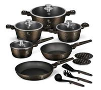 BERLINGERHAUS Batterie de cuisine revêtue de titane 15 pièces Collection Primal Gloss BH-8244