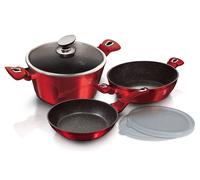 BERLINGERHAUS BH-7046 ENSEMBLE DE CASSEROLE ET POÊLES BOURGOGNE
