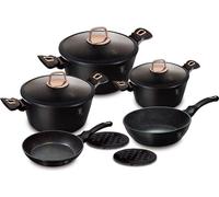 BERLINGERHAUS Black Rose Collection 10-teiliges Tafelservice mit Marmor-Finish BH-8168