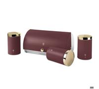 BERLINGERHAUS Boîte à pain et ensemble de 4 récipients pour aliments Collection Leonardo BH-6737