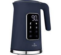 Berlinger Haus Deep Sea Collection BH-9767 Bouilloire 1,7 L en acier inoxydable à l'intérieur, contrôle numérique de la température 40, 70, 80, 90 °C, 2200 W, base à 360°, double paroi, sûre