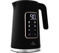 BerlingerHaus Bouilloire sans BPA, boîtier Cool-Touch, protection contre la surchauffe, Minuteur digital, voyant lumineux noir, or rose Contenance: 1.7 l