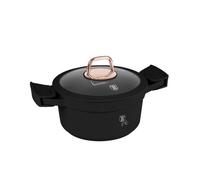 BERLINGERHAUS Casserole avec surface en titane et couvercle 20 cm Collection Black Rose BH-1456