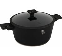 BERLINGERHAUS Casserole avec surface en titane et couvercle 30 cm Matte Black Collection BH-8190