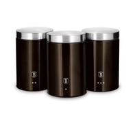 BERLINGERHAUS Contenant à aliments 3 pièces Collection Noir brillant BH-6828