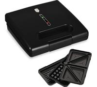 BERLINGERHAUS Cuiseur à sandwich antiadhésif 3 en 1 780 W Collection noir mat BH-9638