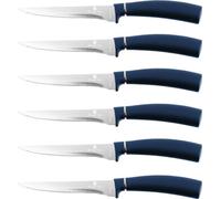 BERLINGERHAUS Ensemble de couteaux à steak 6 pièces Aquamarin Metallic Line BH-2812