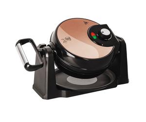 BERLINGERHAUS Gaufrier rotatif pour 4 gaufres Rose Gold Edition avec support BH-9451