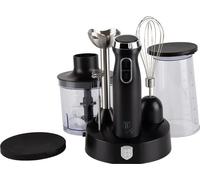 BERLINGERHAUS Mixeur plongeant avec accessoires 6 pièces Matte Black Collection BH-9597