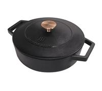 Berlingerhaus Plat En Fonte Avec Couvercle 26 Cm Collection Black Rose Bh-6493