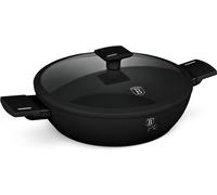 BERLINGERHAUS Poêle avec surface en titane et couvercle 30 cm Matte Black Collection BH-8186