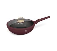 BERLINGERHAUS Poêle wok avec couvercle et surface en titane 28 cm Collection Leonardo BH-8034