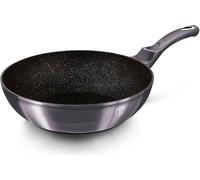 BERLINGERHAUS Poêle WOK avec surface en marbre 28 cm Carbon PRO Line