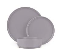 Berlinger Haus Service de table 18 pièces | Collection Taupe | Vaisselle en grès de qualité supérieure | Passe au lave-vaisselle et au micro-ondes