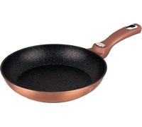 BERLINGERHAUS Set de 4 poêles avec finition marbre, ligne métallique, or rose, BH-7742