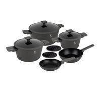 BERLINGERHAUS Set de casseroles et poêles en titane 10 pièces Collection Antracit BH-8140