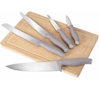 BERLINGERHAUS Set de couteaux avec planche à découper 6 pcs. Taupe Collection BH-2967