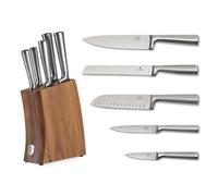 Berlingerhaus set de couteaux avec support en bois d'acacia 6 pcs Collection Antracit