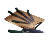 BERLINGERHAUS Set de couteaux avec surface antiadhésive + palette 6 pcs Emerald Collection BH-2551