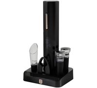 BerlingerHaus Tire-bouchon avec bouchon de vin, avec aérateur de vin noir, or rose BH/9653