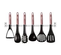 BERLINGERHAUS Ustensiles de cuisine avec support mural 7 pcs I-Rose Edition BH-6329