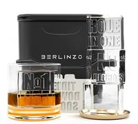 Berlinzo Machine à glaçons transparents de qualité supérieure - Grands glaçons transparents de 5,3 cm pour whisky, cocktails et bourbon - Nouveau moule à glaçons facile à enlever - Comprend un sac de
