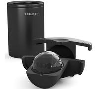 Berlinzo Machine à glaçons transparents de qualité supérieure - Grandes boules de glace transparentes de 6,1 cm pour whisky, cocktails et bourbon - Moule à glaçons facile à enlever - (sac de rangement
