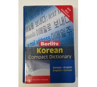 Berlitz Korean Compact Dictionary: Korean-english/ English-korean