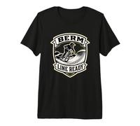Berm Line Ready BMX dans Un Virage relevé T-Shirt Haut de Gamme