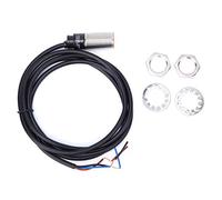 BERM PR18-5DP NO PNP Inductive Proximity Sensor Switch, 3 Wire Cylindrical Type Sensor DC10~30V Normal Open 5mm Detection Distance 1.8m Wire