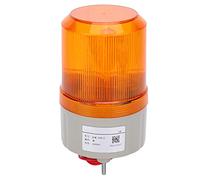 BERM Voyant D'avertissement 220VAC LED Lumière Stroboscopique Sirène Feux D'avertissement Industriels Buzzer pour Usines, Stations BEM-1081J(jaune)