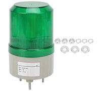 BERM Voyant d'avertissement LED BEM 1081 24 V DC Lampe d'alarme d'urgence pour équipements industriels et véhicules LED verte Couverture à 360 degrés Base de montage à vis (Verte)