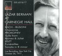 Berman, Lazar - at Carnegie Hall [Import]