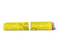 Bermoni Drapeaux de prière en Coton Bouddhiste tibétain tibétain (Lungta) Mantras et 5 Dessins Caractéristiques FH-FLAG-1042 (B1)