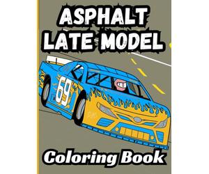 Bermrider Asphalt Late Model Coloring Book: Racing Kids Activity Race Car Speedway Raceway Short Track Gift Super Stock Limited Crate Sporstman