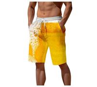 Bermuda amusant pour la fête de la bière, short d'été funky pour homme, imprimé bière, short de bain, short de bain, short de plage, short de bain, short de bain, short de bain, short de bain, short