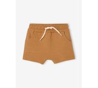 Bermuda bébé garçon en molleton caramel 6M(67CM)
