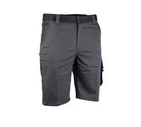 Bermuda bicolore multipoches DEDALE GRIS NOIR - LMA LEBEURRE - 6154 36