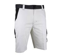 Bermuda bicolore multipoches LMA THEMIS - Blanc / Noir 38