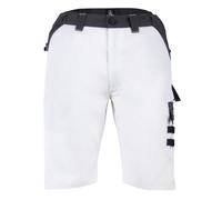 Bermuda bicolore multipoches PASTEL BLANC GRIS NUIT - LMA LEBEURRE - 6108 52
