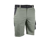 Bermuda bicolore multipoches ULYSSE KAKI GRIS - LMA LEBEURRE - 6156 48