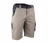 Bermuda bicolore stretch multipoches - CHIRON 6168 - BEIGE GRIS F - LMA LEBEURRE