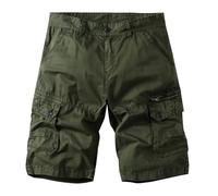 Bermuda Cargo Homme Coupe Droite, Short Cargo Ample pour Homme avec Poches, Grande Taille, Pantalon Court décontracté pour l'été, pour la randonnée, Le Camping, Les Voyages